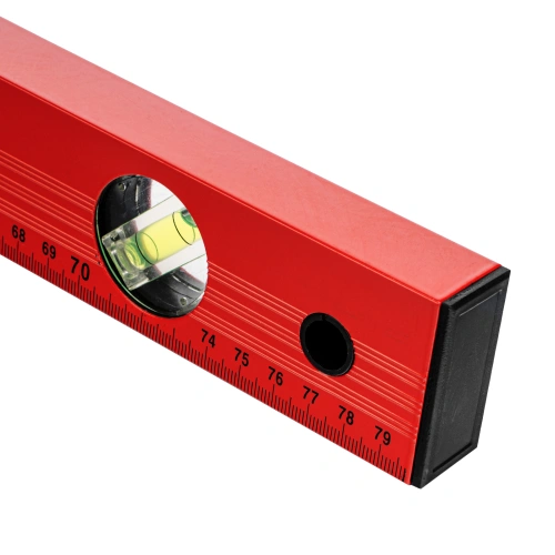 Уровень алюминиевый, 800 мм, 3 глазка, красный, линейка Matrix по ценам производителя в Воронеже с доставкой по всей России