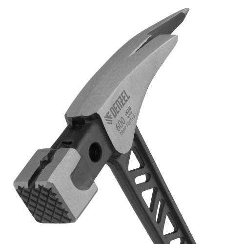 Молоток кровельщика 600 г, цельнокованый, боек с магнитом, двухкомп. обрезин. рук-ка Denzel по ценам производителя в Воронеже с доставкой по всей России