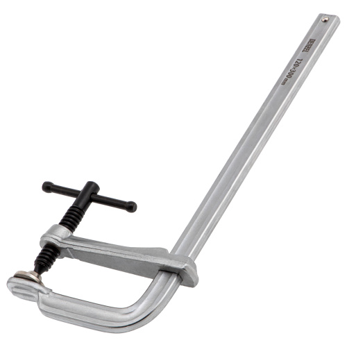 Струбцина F-образная, 120x300мм, кованая Denzel по ценам производителя в Воронеже с доставкой по всей России