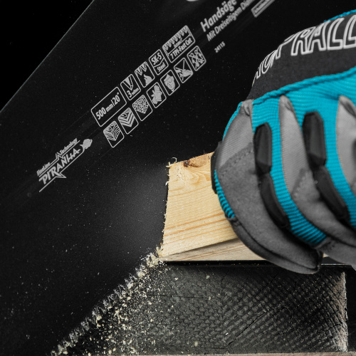 Ножовка по дереву "PIRANHA", 500 мм, 7 TPI, 3D-зуб, тефлоновое покрытие полотна, двухкомпонентная рукоятка Gross по ценам производителя в Воронеже с доставкой по всей России