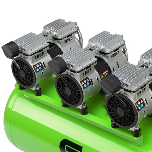 Компрессор безмаслянный малошумный МБ 2250/100, 2250 Вт, 100л, 400 л/мин Сибртех по ценам производителя в Воронеже с доставкой по всей России