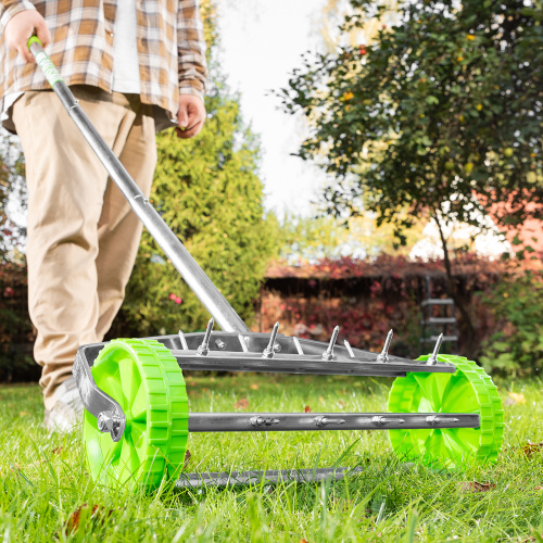 Аэратор газонный, 440 х 1400 мм, стальной черенок, Palisad по ценам производителя в Воронеже с доставкой по всей России