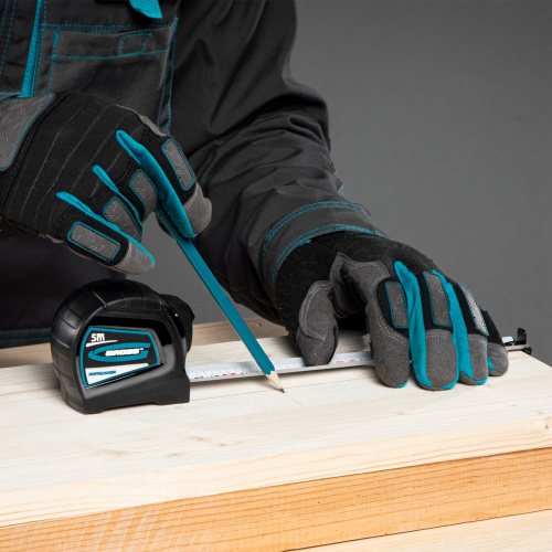 Рулетка "Doppelhaken",5 м x 25 мм,двухсторонний зацеп,Нейлон,двусторонняя шкала,автоматическая фиксация Gross по ценам производителя в Воронеже с доставкой по всей России