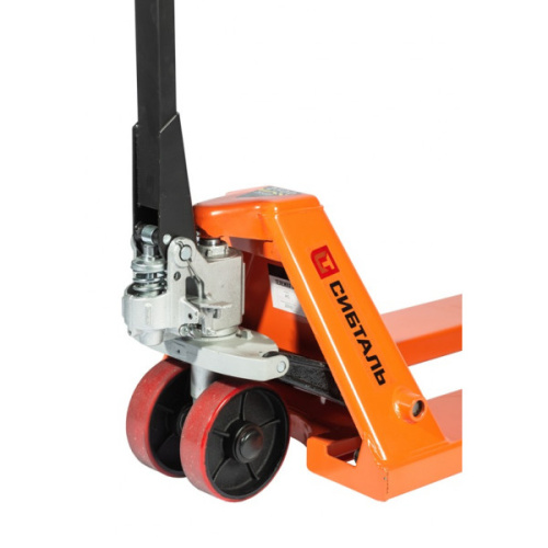 Гидравлическая тележка (рокла) ACR, 2,5 т, Вилы: 800 Х 550, СибТаль, полиуретановые колеса по ценам производителя в Воронеже с доставкой по всей России