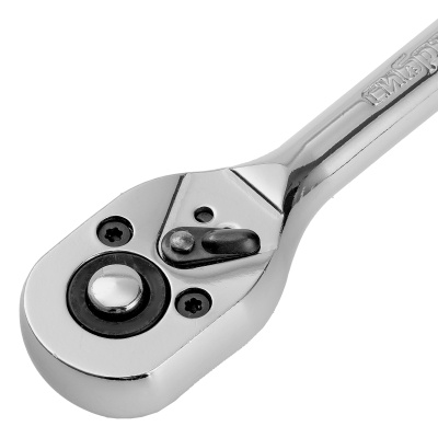 Ключ-трещотка 1/4", 45 зубьев, цельнометаллический, с быстрым сбросом, CrV, хром Сибртех по ценам производителя в Воронеже с доставкой по всей России