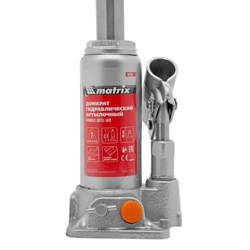 Домкрат гидравлический бутылочный, 2 т, h подъема 158-308 мм Matrix по ценам производителя в Воронеже с доставкой по всей России