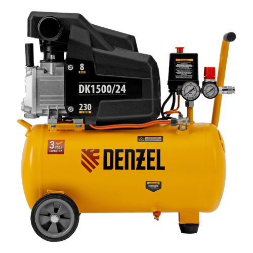 Компрессор воздушный DK1500/24, Х-PRO 1.5 кВт, 230 л/мин, 24 л Denzel по ценам производителя в Воронеже с доставкой по всей России