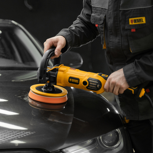 Машина полировальная CP-180, 1400 Вт, 180 мм, 0-3000 об/мин Denzel по ценам производителя в Воронеже с доставкой по всей России