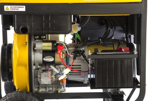 Генератор дизельный DD6300Е, 5.0 кВт, 220 В/50 Гц, 15 л, электростартер Denzel по ценам производителя в Воронеже с доставкой по всей России