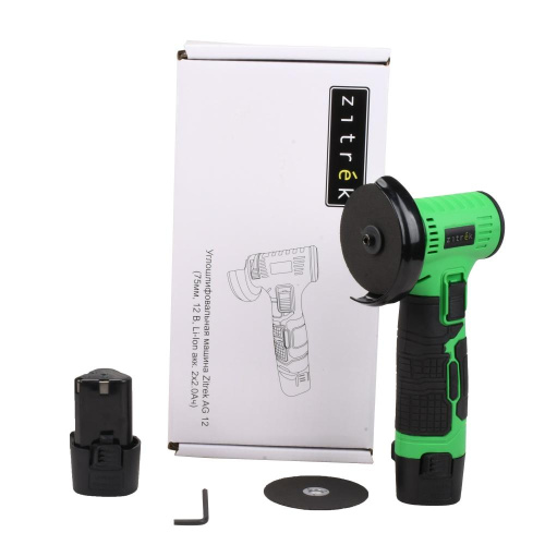 Углошлифовальная машина Zitrek AG 12 (75мм, 12 B, Li-Ion акк. 2x2.0Ач) по ценам производителя в Воронеже с доставкой по всей России