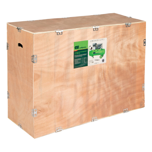 Компрессор воздушный КР-2200/100, 2.2 кВт, 350 л/мин, 100 л, ременной привод, масляный Сибртех по ценам производителя в Воронеже с доставкой по всей России