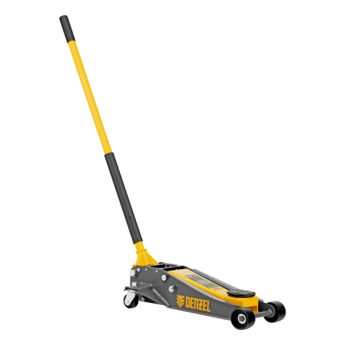 Домкрат гидравлический подкатной, 3 т, 125-470 мм, быстрый подъем, проф. Denzel по ценам производителя в Воронеже с доставкой по всей России