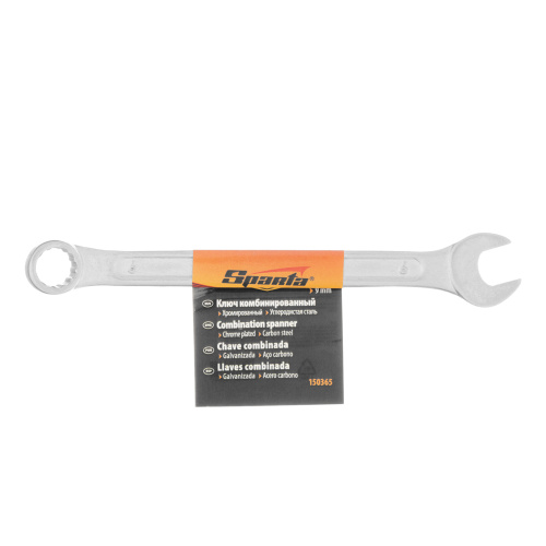 Ключ комбинированный, 9 мм, хромированный Sparta по ценам производителя в Воронеже с доставкой по всей России