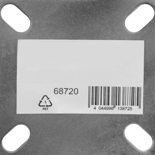 Колесо поворотное с тормозом D 75 мм, крепление  платформенное Сибртех по ценам производителя в Воронеже с доставкой по всей России