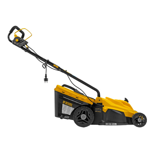 Газонокосилка электрическая GM-1300, 1300 Вт, шир. 32 см, 5 уров., травосб. 35 л Denzel по ценам производителя в Воронеже с доставкой по всей России
