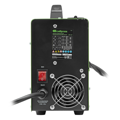 Аппарат инвертор. полуавтомат. сварки ИСП-140, 140 А, ПВ 60% Сибртех по ценам производителя в Воронеже с доставкой по всей России