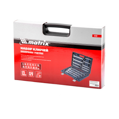 Набор ключей комбинированных, трещоточных 13 шт. Matrix по ценам производителя в Воронеже с доставкой по всей России