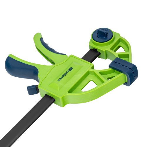 Струбцина F-образная, быстрозажимная, 200 х 70 х 420 мм, пластиковый корпус, фиксатор, двухкомпонентная рукоятка Сибртех по ценам производителя в Воронеже с доставкой по всей России