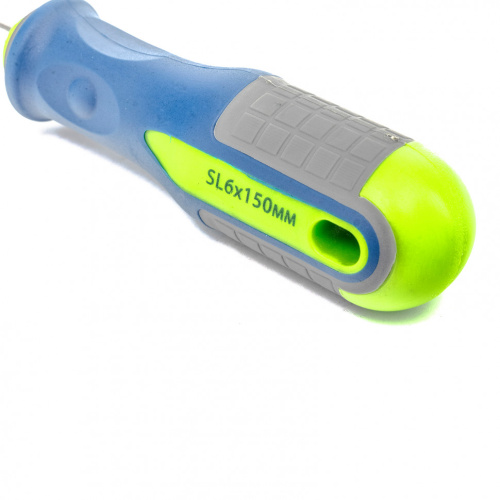 Отвертка, SL6 х 150 мм, CrV, трехкомпонентная рукоятка Сибртех по ценам производителя в Воронеже с доставкой по всей России