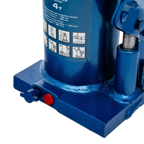 Домкрат гидравлический бутылочный телескопический, 4 т, h подъема 190-480 мм Stels по ценам производителя в Воронеже с доставкой по всей России