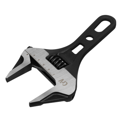 Ключ разводной 185 мм, CrV, кованый, укороченная рукоятка Denzel по ценам производителя в Воронеже с доставкой по всей России