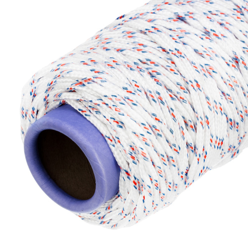 Фал плетеный полипропиленовый с сердечником, 6 мм, L100 м, 16-прядный, Сибртех по ценам производителя в Воронеже с доставкой по всей России