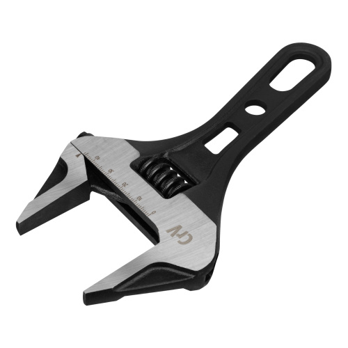 Ключ разводной 185 мм, CrV, кованый, укороченная рукоятка Denzel по ценам производителя в Воронеже с доставкой по всей России