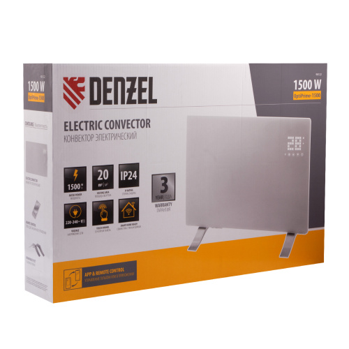Конвектор электрический OptiPrime-1500, Wi-Fi, тачскрин, цифровой термостат, 1500 Вт Denzel по ценам производителя в Воронеже с доставкой по всей России