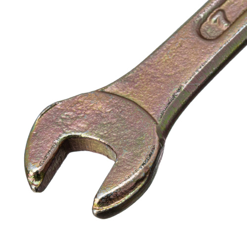 Ключ рожковый, 6 х 7 мм, желтый цинк Сибртех по ценам производителя в Воронеже с доставкой по всей России