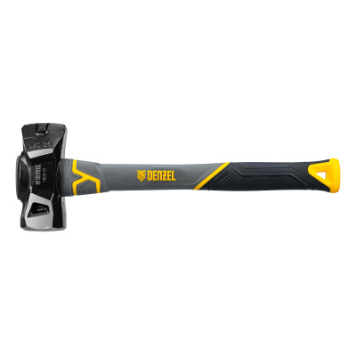 Кувалда с клиновидным бойком 1,8 кг, фибергласовая рукоятка c TPR Denzel по ценам производителя в Воронеже с доставкой по всей России