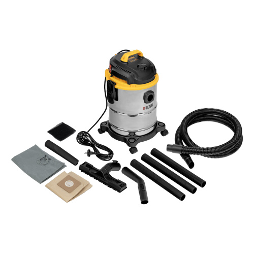 Пылесос строительный SVC15, 1200 Вт, бак 15 л, шланг 2 м Denzel по ценам производителя в Воронеже с доставкой по всей России