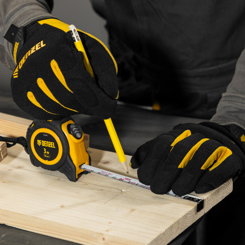 Рулетка 3м х 16мм, обрезиненный корпус, автоматическая фиксация Denzel по ценам производителя в Воронеже с доставкой по всей России