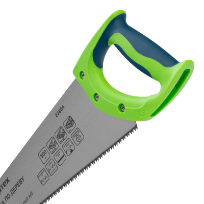 Ножовка по дереву "Зубец", 500 мм, 7-8 TPI, каленый зуб 2D, двухкомпонентная рукоятка Сибртех по ценам производителя в Воронеже с доставкой по всей России