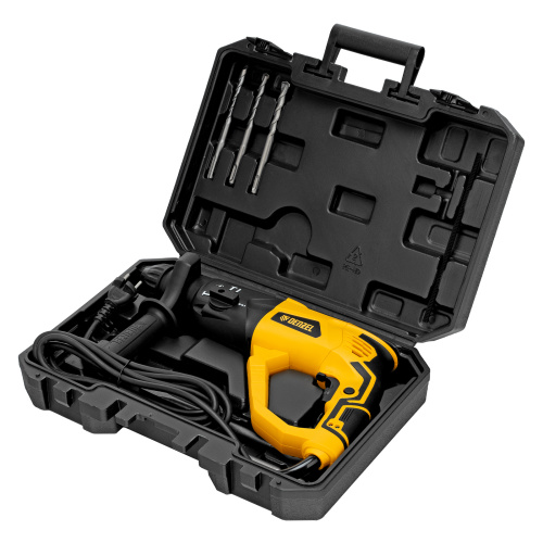 Перфоратор электрический RH-1050-26, SDS-plus, 1050 Вт, 3.2 Дж, 3 плюс 1 режим Denzel по ценам производителя в Воронеже с доставкой по всей России