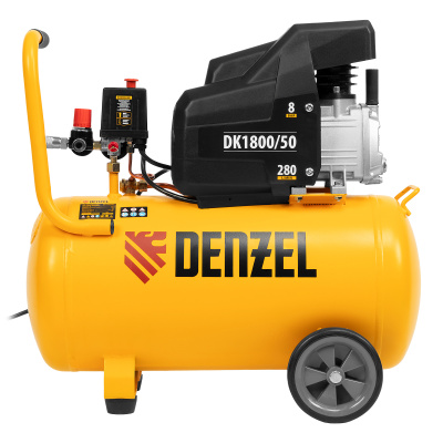 Компрессор воздушный DK1800/50, Х-PRO 1.8 кВт, 280л/мин, 50л Denzel по ценам производителя в Воронеже с доставкой по всей России