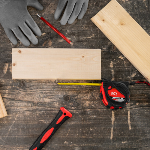 Рулетка Status Magnet 3 fixations,7,5 м х 25 мм,обрезиненный корпус,зацеп с магнитом Matrix по ценам производителя в Воронеже с доставкой по всей России