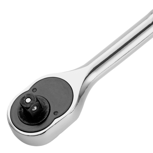 Ключ-трещотка 3/8", 45 зубьев, цельнометаллический, с быстрым сбросом, CrV, хром Сибртех по ценам производителя в Воронеже с доставкой по всей России