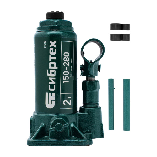 Домкрат гидравлический бутылочный, 2 т, 150-280 мм Сибртех по ценам производителя в Воронеже с доставкой по всей России