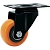 Колесо мебельное поворотное SCZ 25 50 мм (оранжевый) по ценам производителя в Воронеже с доставкой по всей России