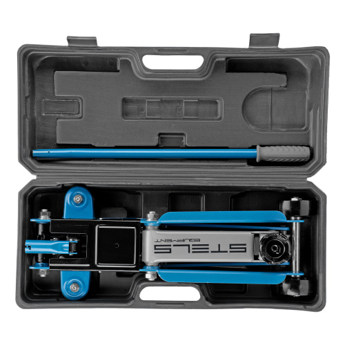 Домкрат гидравлический подкатной, высокий подъем, 3т, SUV, 190-535 мм, в кейсе Stels по ценам производителя в Воронеже с доставкой по всей России