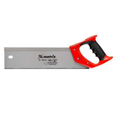 Пила по дереву обушковая для стусла, 350 мм, двухкомпонентная рукоятка Matrix по ценам производителя в Воронеже с доставкой по всей России