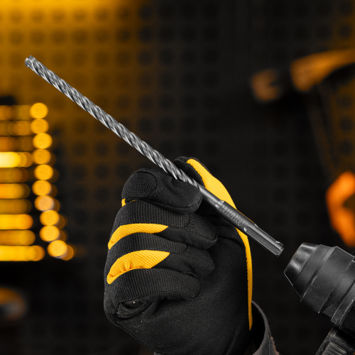 Бур по бетону, цельная крестовая пластина, 8x215 мм, SDS PLUS Denzel по ценам производителя в Воронеже с доставкой по всей России