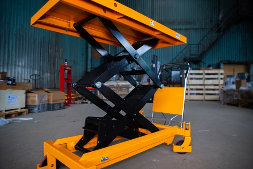 Стол подъемный передвижной 800 кг 475-1500 мм (1220х610 мм) XILIN SPS800 по ценам производителя в Воронеже с доставкой по всей России