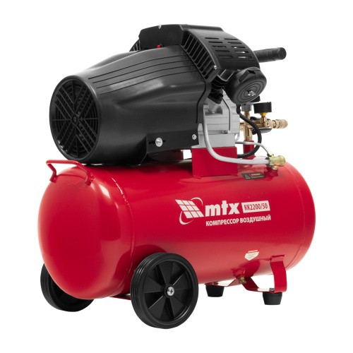 Компрессор воздушный КК-2200/50, 2,2 кВт, 350 л/мин, 50 л, прямой привод, масляный MTX по ценам производителя в Воронеже с доставкой по всей России