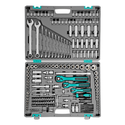 Набор инструментов, 1/4", 3/8", 1/2", Cr-V, S2, усиленный кейс, 216 предметов Stels по ценам производителя в Воронеже с доставкой по всей России