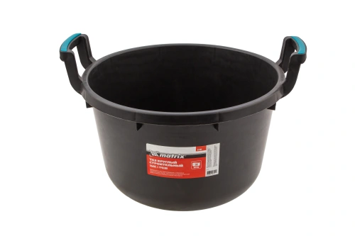 Таз круглый строительный гибкий с ручками, 30 л Matrix по ценам производителя в Воронеже с доставкой по всей России