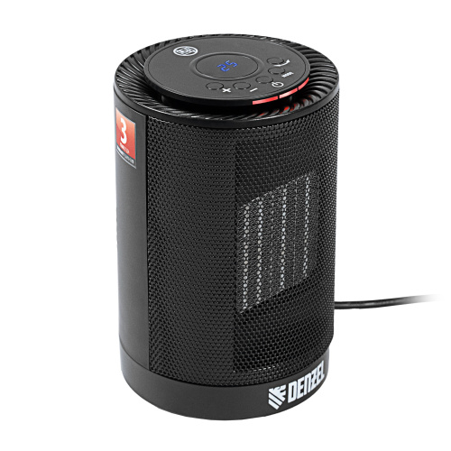 Тепловентилятор электрический керамический DTFC-1200, 3 режима, вентилятор, нагрев 600/1200 Вт Denzel по ценам производителя в Воронеже с доставкой по всей России