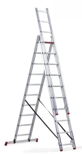 Лестница 3-х секционная алюминиевая 3*10 по ценам производителя в Воронеже с доставкой по всей России