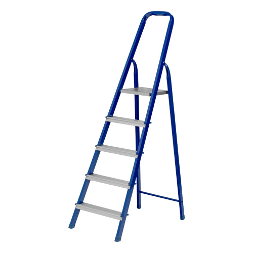 Стремянка, 5 ступеней, стальной профиль, алюминиевые ступени Сибртех по ценам производителя в Воронеже с доставкой по всей России