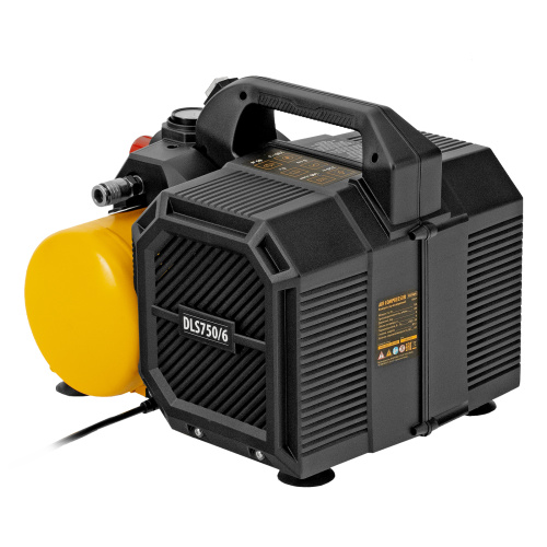 Компрессор  DLS750/6 безмасляный малошумный 750 Вт, 140 л/мин,ресивер 6 л Denzel по ценам производителя в Воронеже с доставкой по всей России